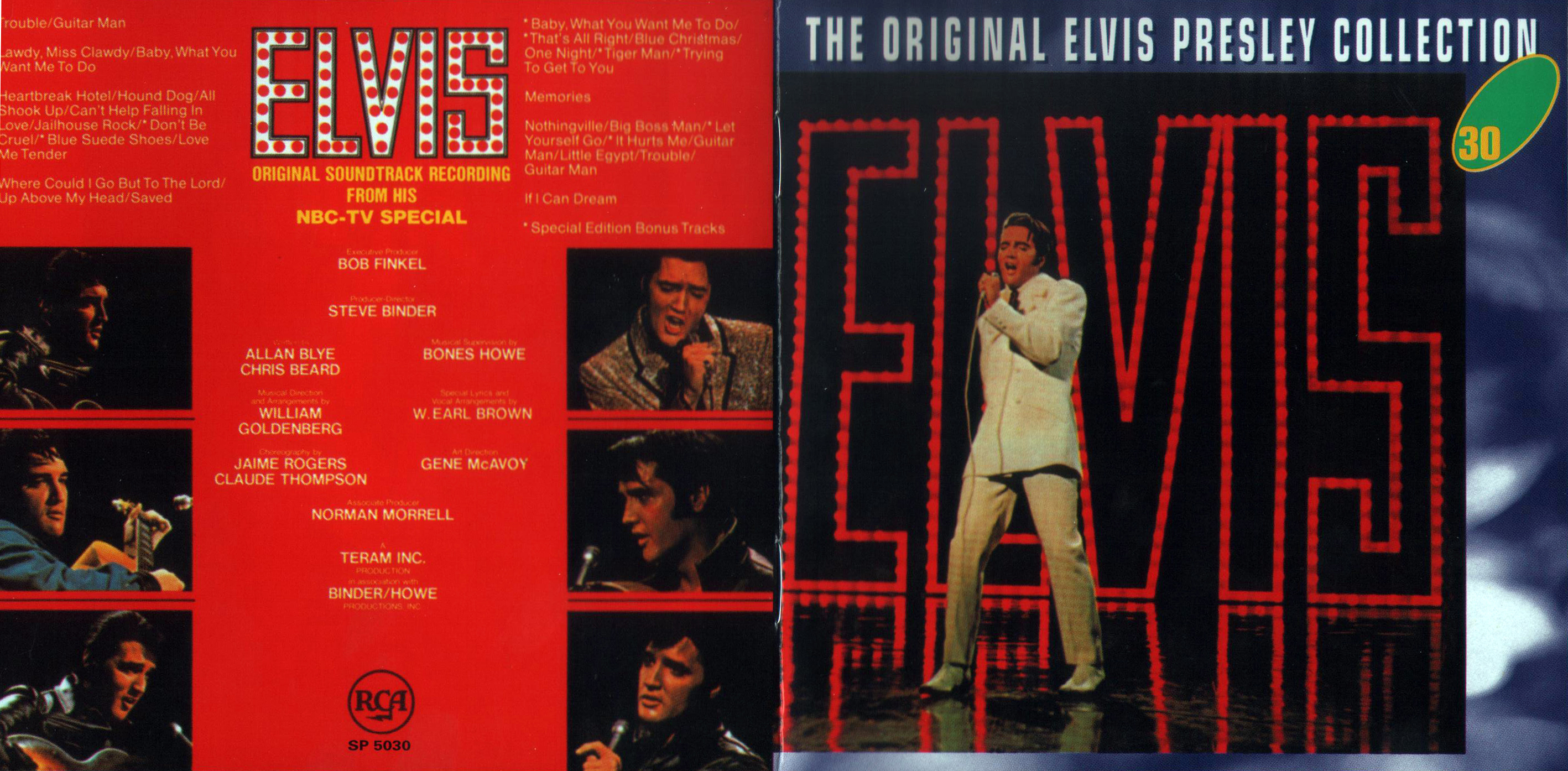 Elvis Presley  The Original Elvis Presley Collection 30; Nbc Tv Special : Front + Inlay
